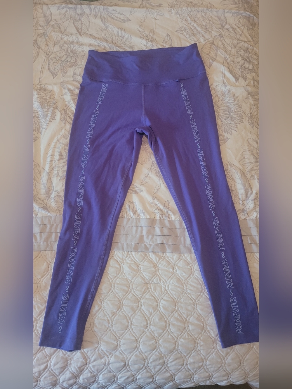 Zumba Fitness Lavender Purple Workout Leggings